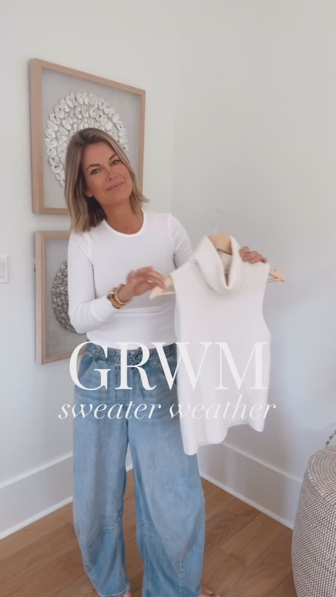 I am 5’11” wearing 27x34 in the wide leg jeans and small tall in the baggy jeans. Small tops ON SALE. Shoes true to size.  Lip shade is “toasted”.  

#LTKSaleAlert #LTKootd #LTKgrwm