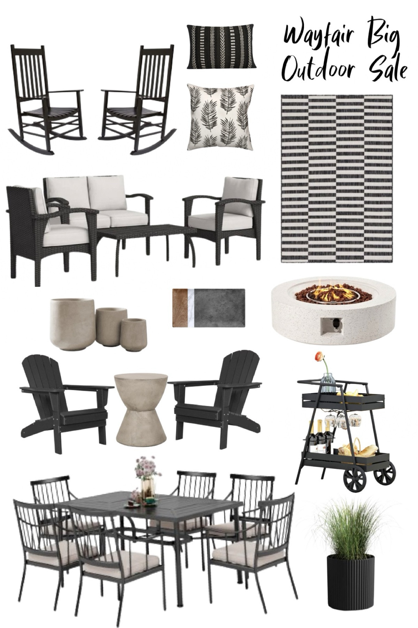 Big Wayfair sale on outdoor furniture and entertaining 

#LTKhome #LTKsalealert #LTKstyletip