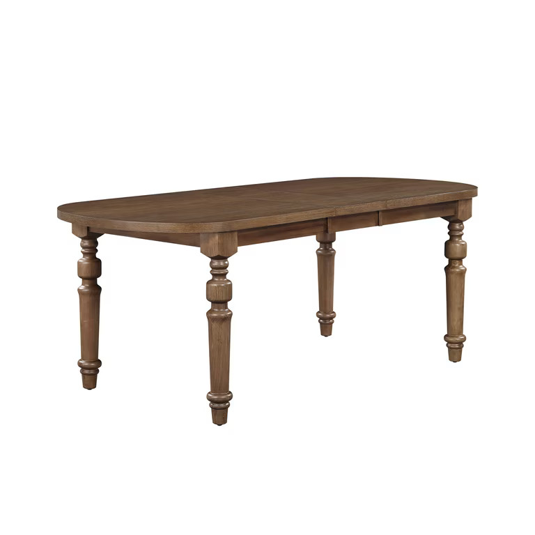 My Texas House Adler Extended Oval Dining Table, Comfortably Seats 6, Provincial Brown | Walmart (US)
