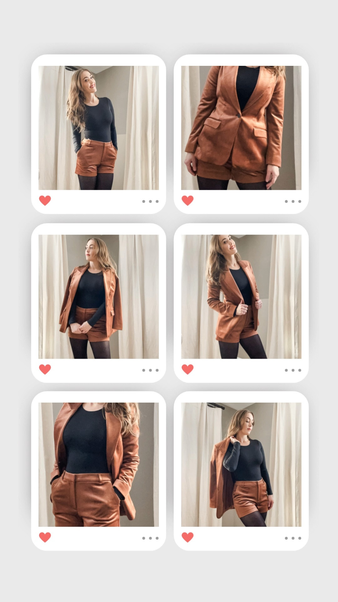 Corduroy is back and it’s better than ever. This set is on major sale so don’t miss out! And none of us can get enough of these body contour bodysuits. The snap closed and are in a thong style so you won’t have to worry about lines messing with your fit. It’s seamless. All pieces fit true to size. I’d wear this elevated look for a girl’s night out. Pair with tights in cooler temps.  #twopieceset #corduroy #blazer #shortsset #bodycontour #shorts #bodysuit

#LTKSeasonal #LTKfindsunder50 #LTKsalealert