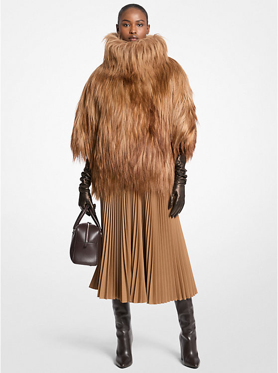 Long Haired Shearling Popover | Michael Kors US