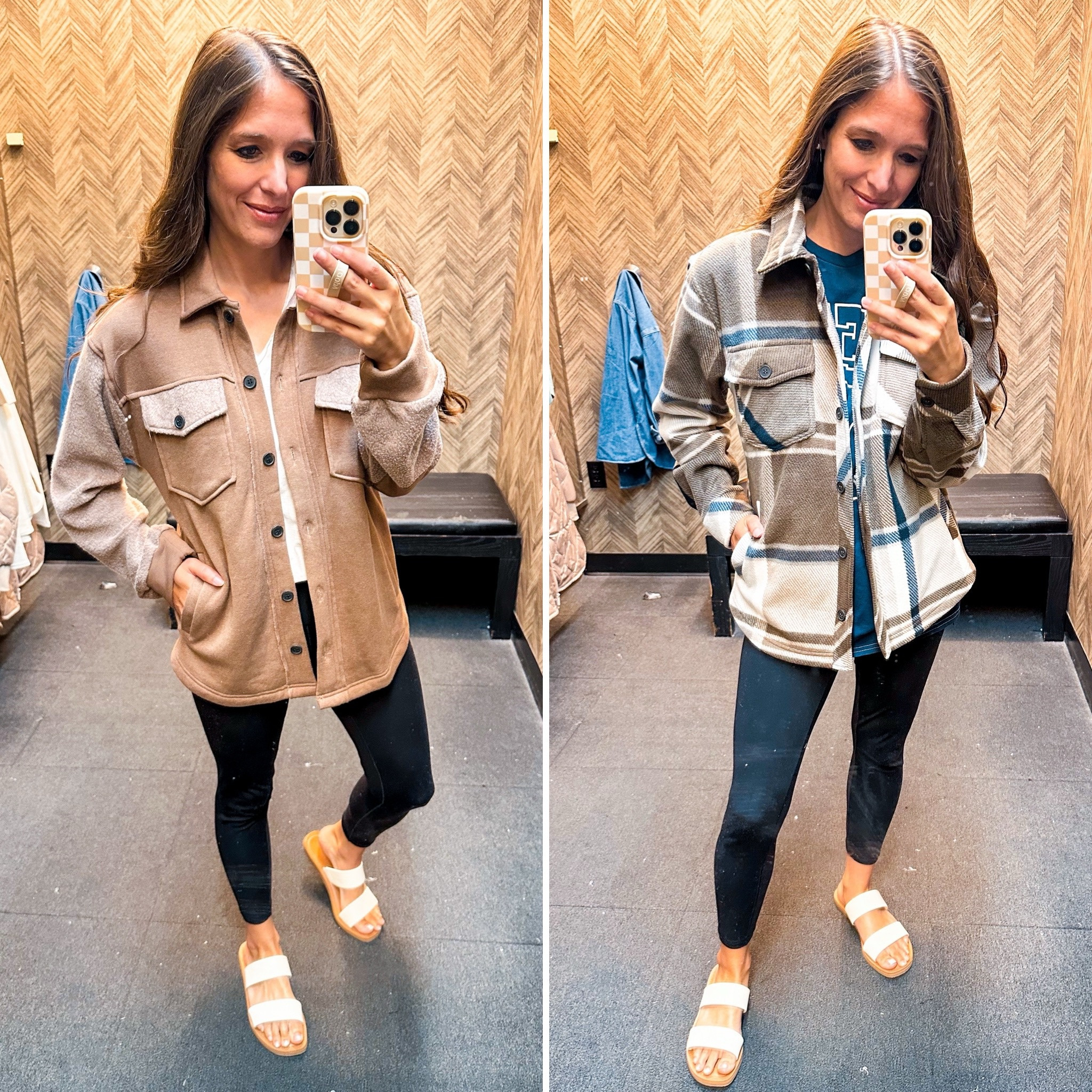 The best softest shackets for the sale! Wearing small in both. Needed XS 

#LTKSaleAlert #LTKxNSale #LTKSummerSales