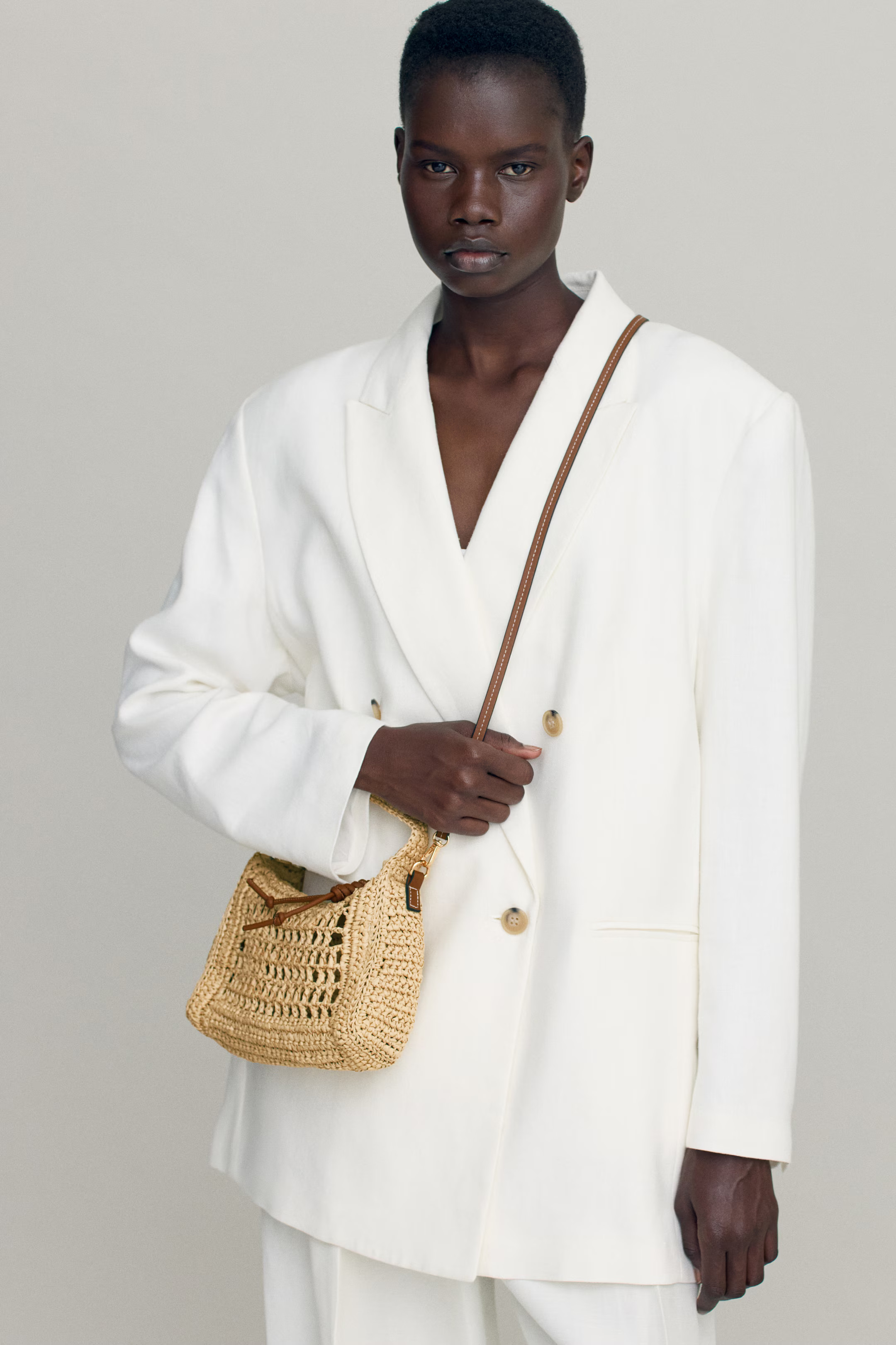 Straw crossbody bag - Beige - Ladies | H&M GB | H&M (UK, MY, IN, SG, PH, TW, HK)