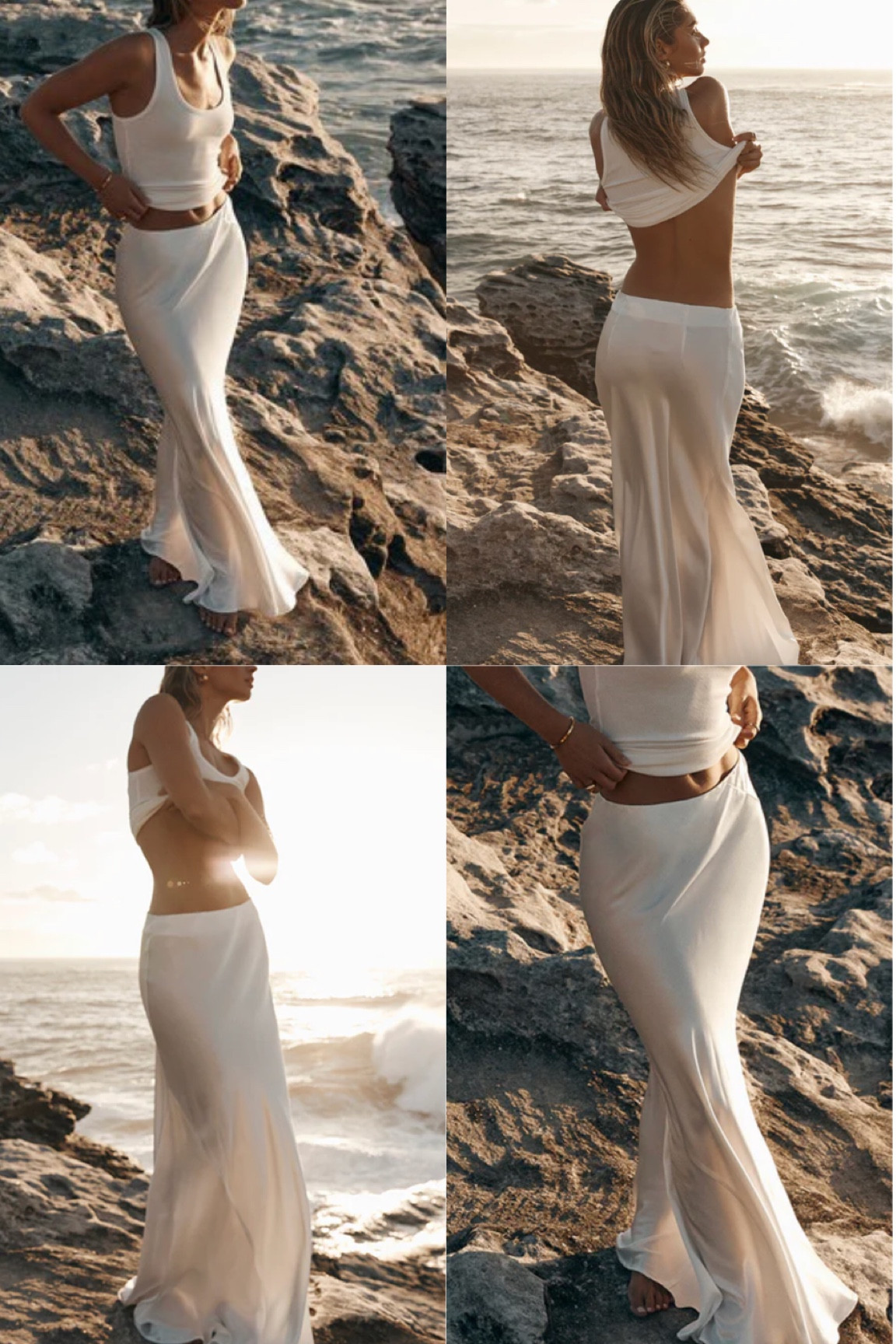 Bridal outfit inspo ✨

White skirt, white outfit, silk skirt, engagement photos, bridal #LTKFind 

#LTKwedding #LTKtravel