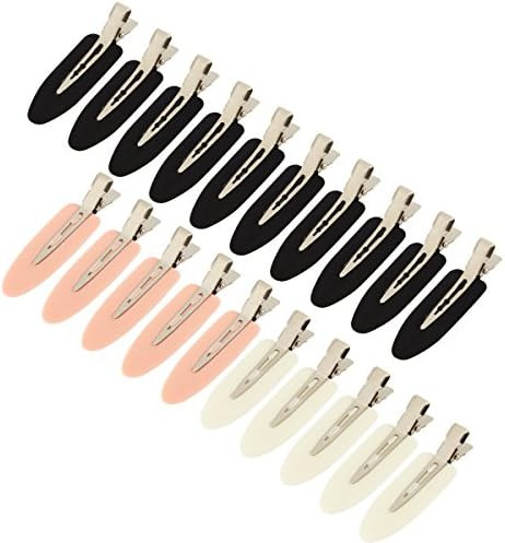 20 pieces No Bend Hair Clips, Curl Pin Clips, No Crease Hair Clips for Makeup Application | Amazon (US)