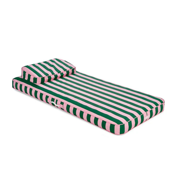 Fabric Flat Loung\ue061r Float
                      Pink & Green, 69" Long | FUNBOY