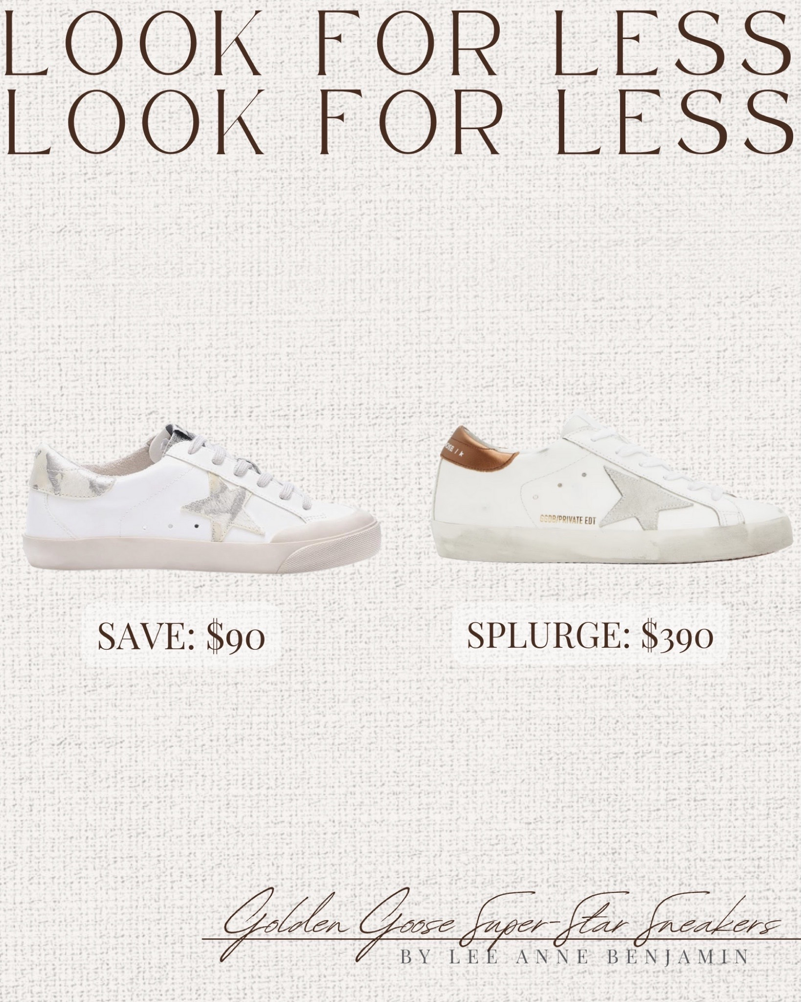 Golden Goose look for less from Amazon! These are so similar and such a good price #founditonamazon 