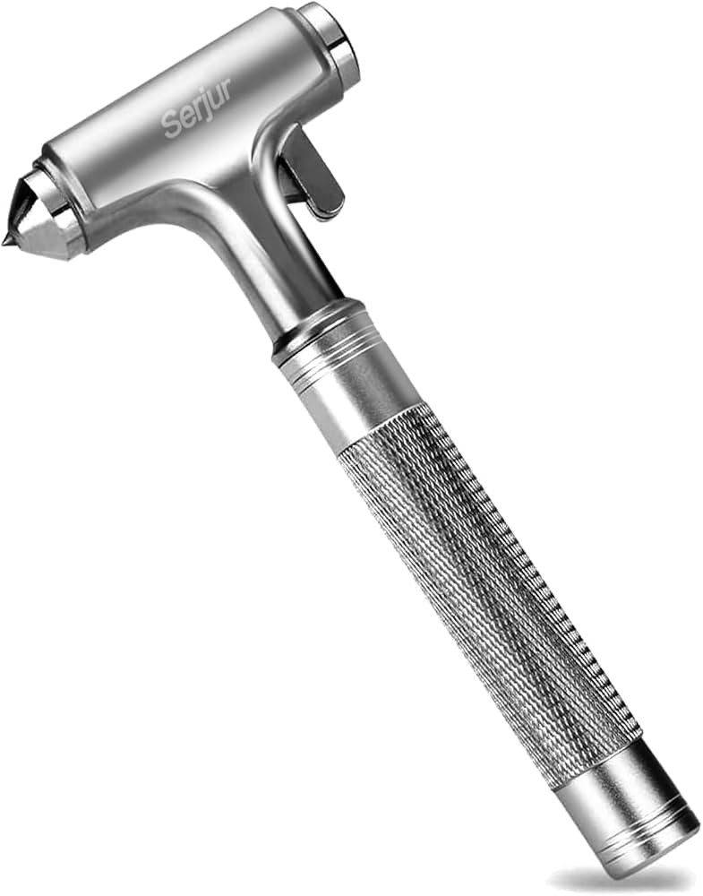 All Metal Safety Hammer with Window Breaker and Seatbelt Cutter - 3-in-1 Emergency Escape Tool fo... | Amazon (US)