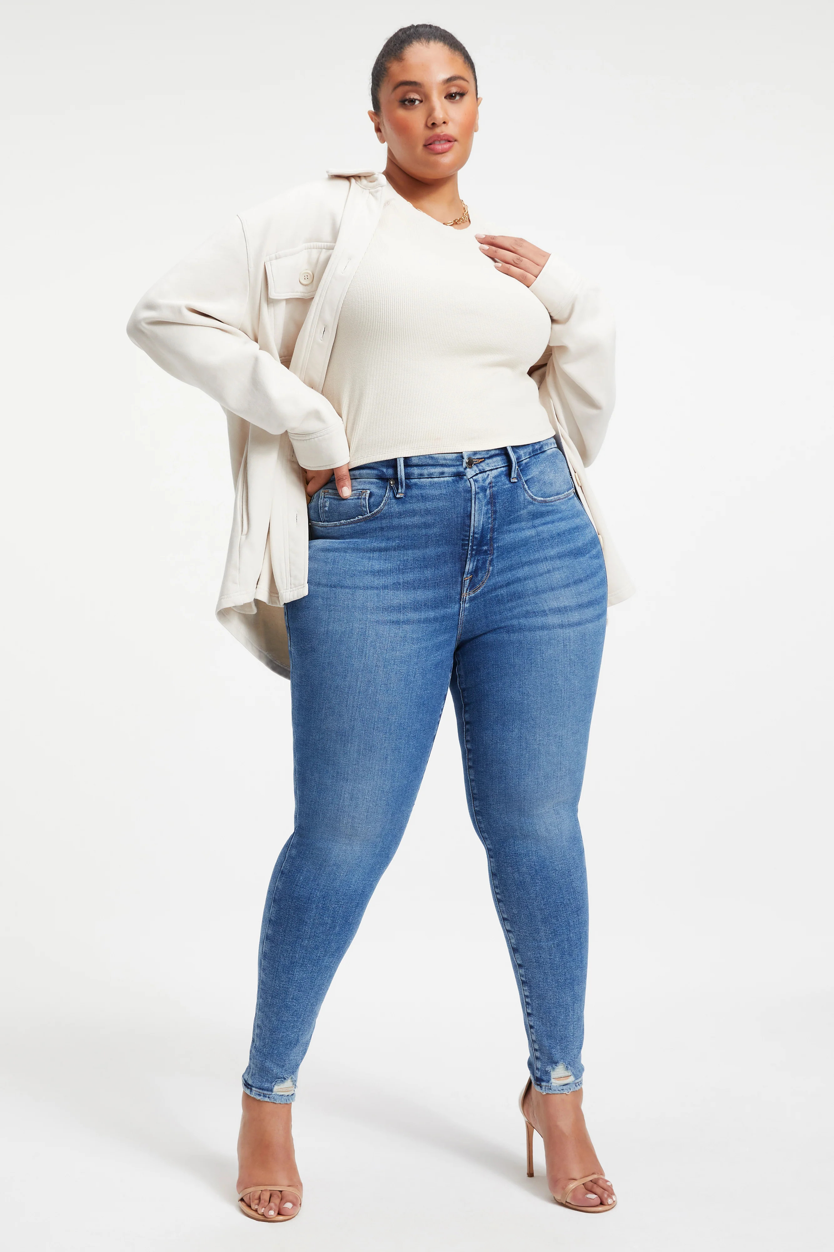 GOOD LEGS JEANS | INDIGO005 | Good American