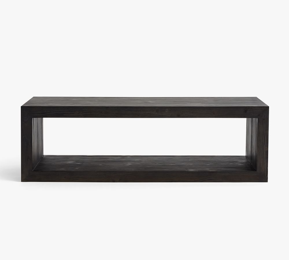 Folsom Coffee Table, Charcoal | Pottery Barn (US)