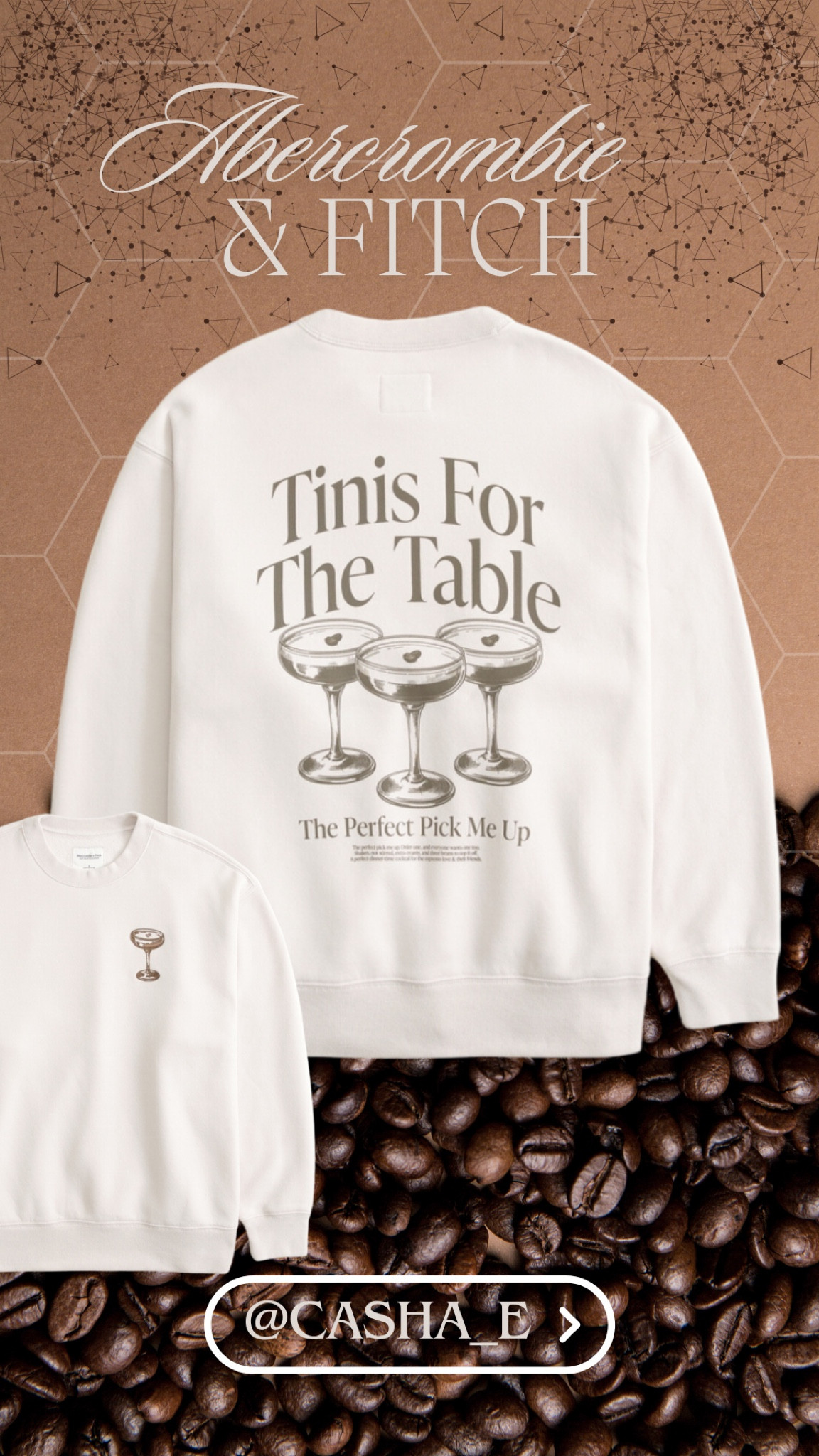 ESPRESSO MARTINI ABERCROMBIE CREWNECK 🤌🏻

#LTKGiftGuide #LTKFindsUnder100 #LTKHoliday