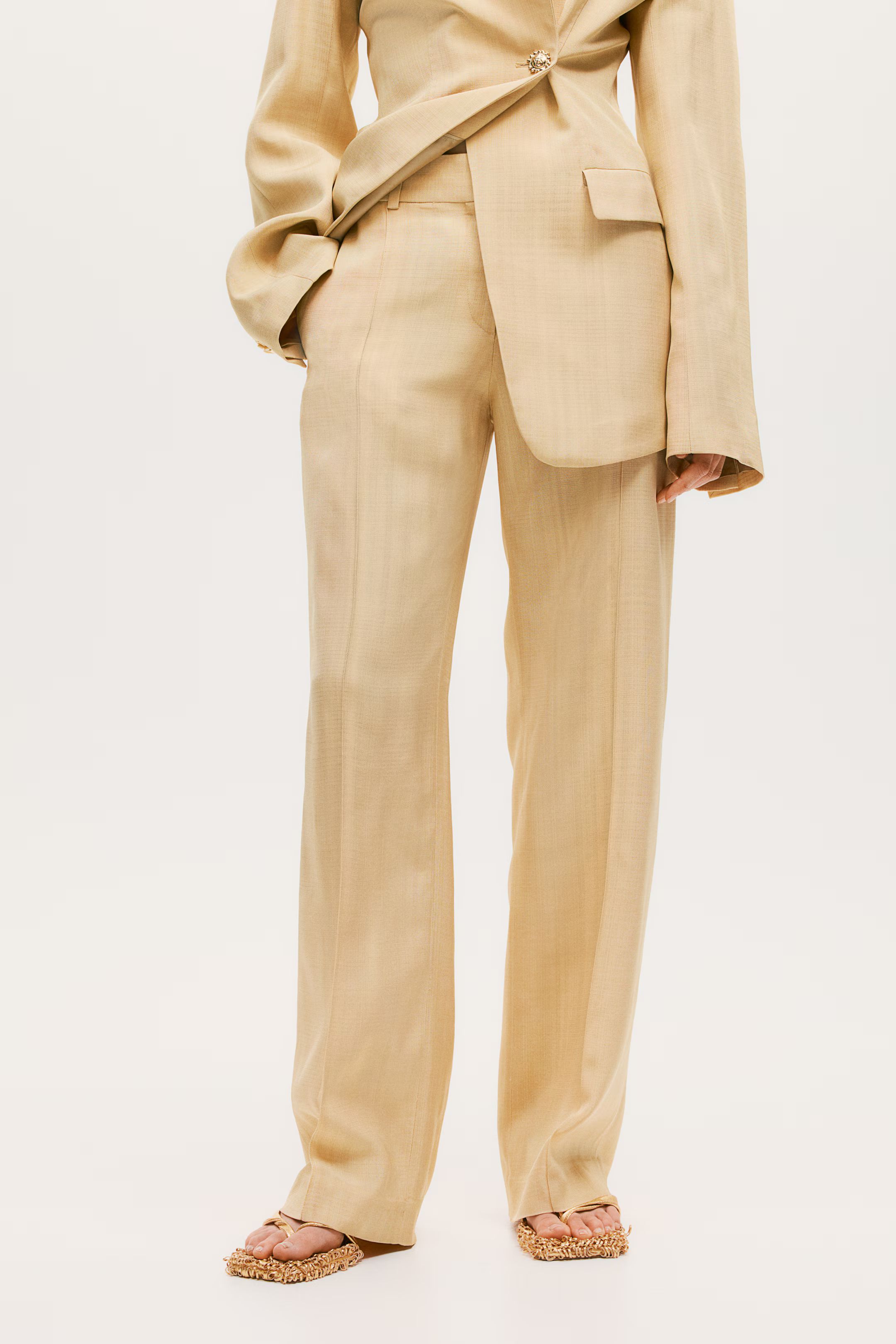 Tailored Viscose Pants | H&M (US + CA)