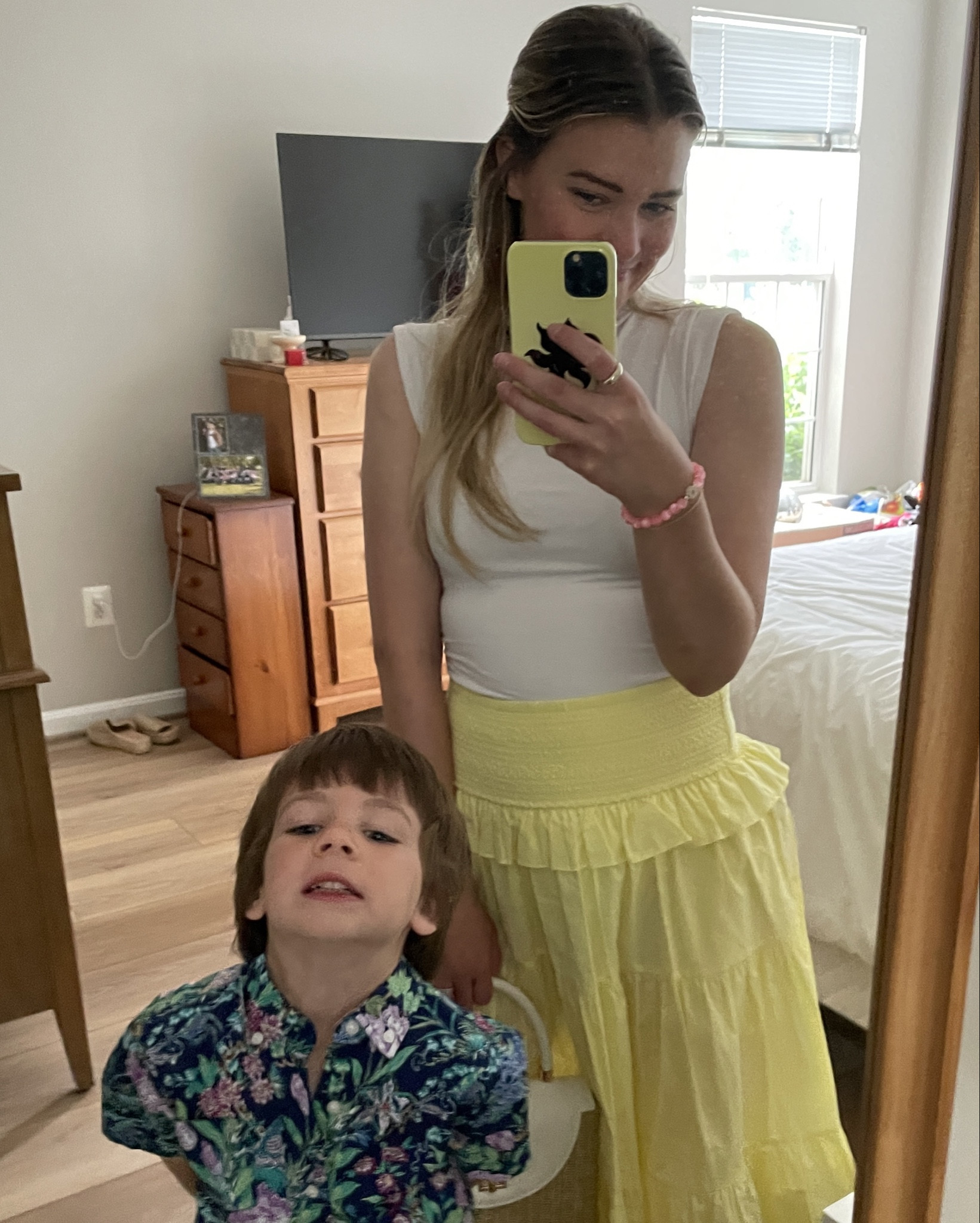 outfit for the kindergarten graduation at rips school last week!

top: modal collection from A&F — linked similar
idk where the skirt is from
case: shop sobriquet 
hack: got these shoes for HALF the price at DSW!!! they’re super comfy 

#LTKFindsUnder100 #LTKShoeCrush #LTKSeasonal