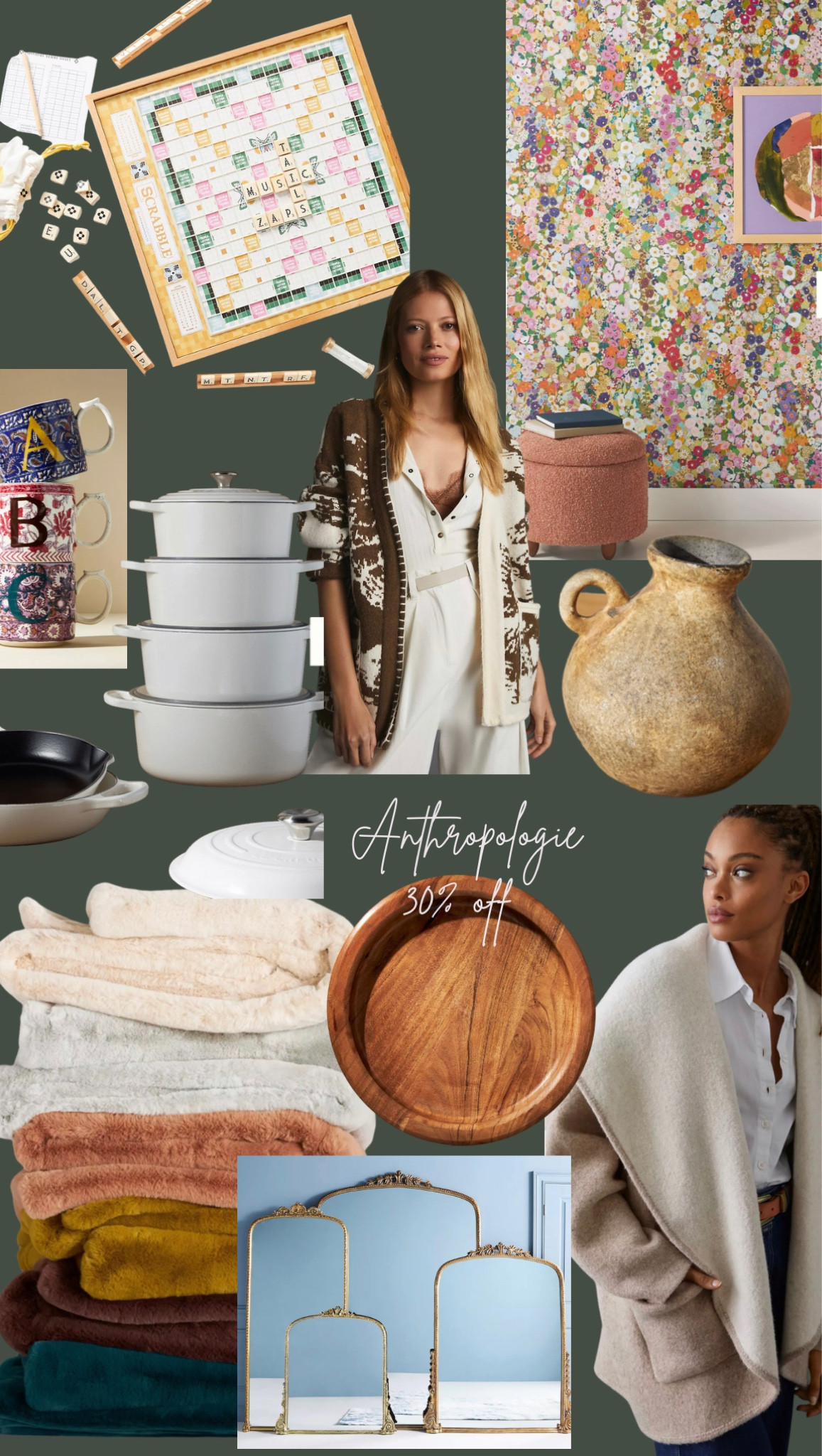 Anthropologie 30% off 

#LTKGiftGuide #LTKCyberweek #LTKHoliday