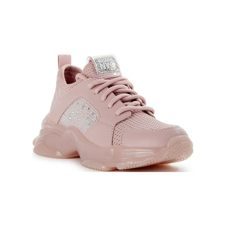 Madden NYC Little Girl & Big Girl Rhinestone Sneakers, Sizes 13-6 | Walmart (US)