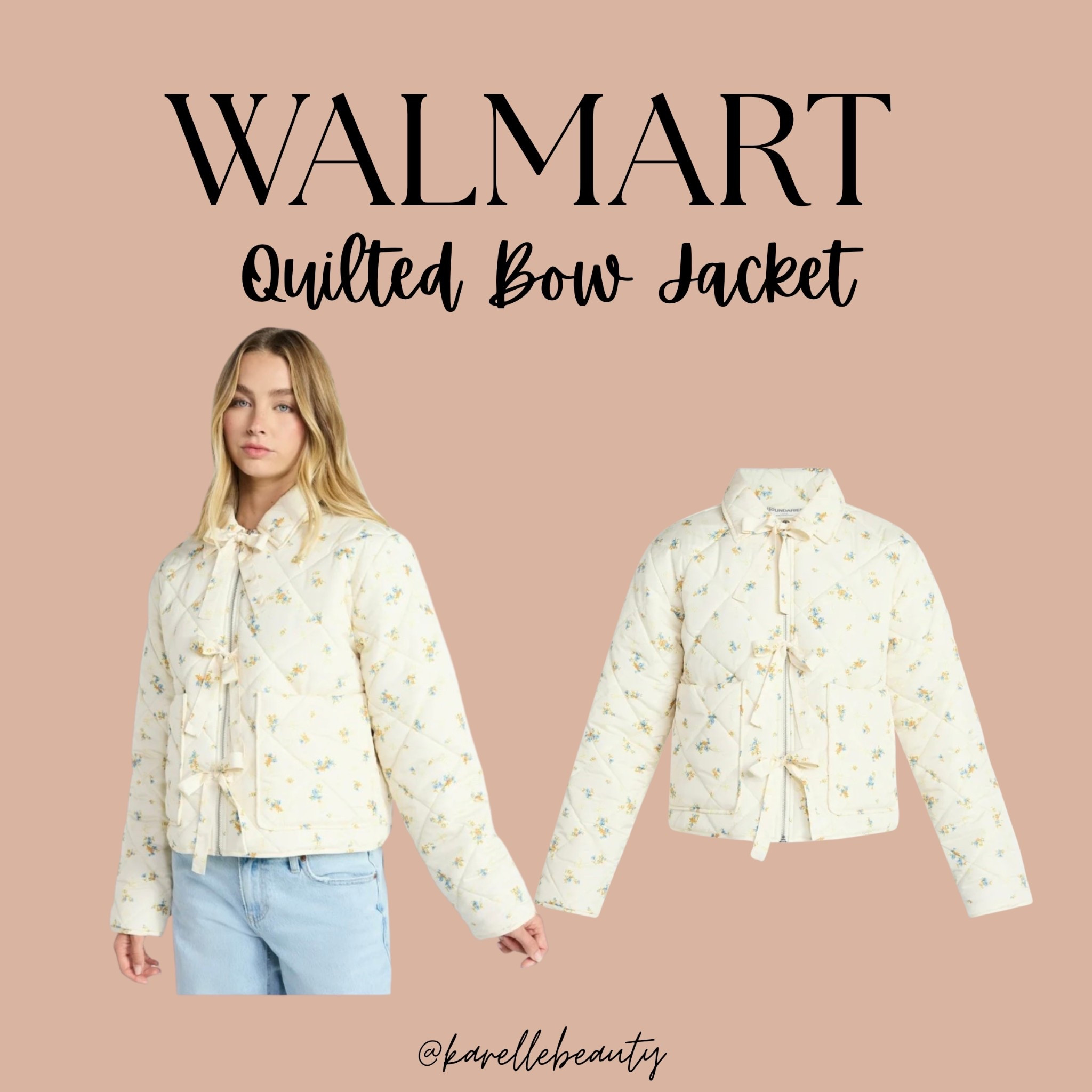 No Boundaries Quilted Bow Jacket. 

#LTKPlusSize #LTKFindsUnder50 #LTKHoliday