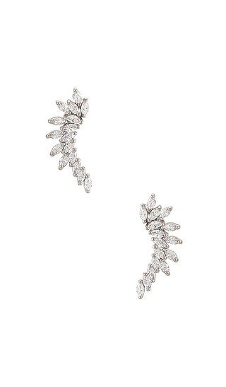 Isadora Ear Climber in Silver | Revolve Clothing (Global)