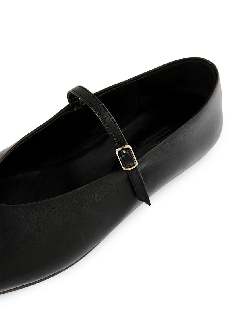 Leather Mary Jane Flats | ARKET (US&UK)