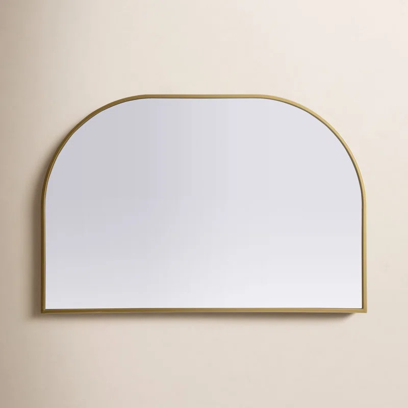 Sabine Metal Wide Arch Wall Mirror | Wayfair North America