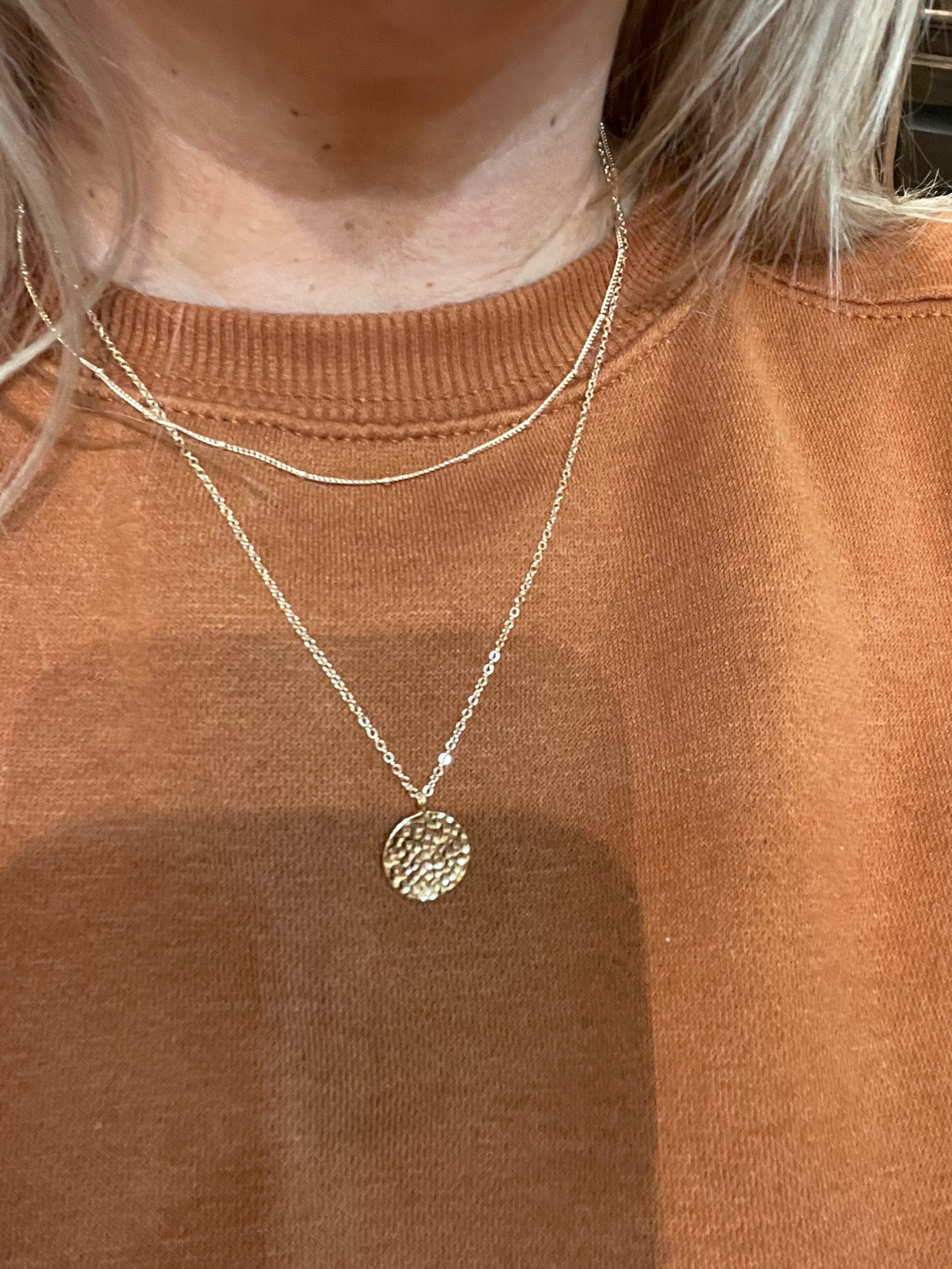 Gold necklace, dainty necklace, coin necklace, layered gold coin necklace 

#LTKstyletip