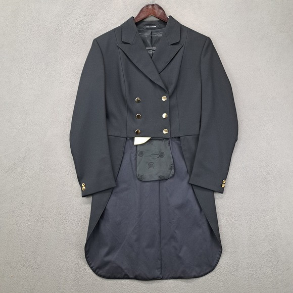 Pytchley Made in England Black Tailcoat 36R 12R Equestrian Fox Hunting Riding | Poshmark