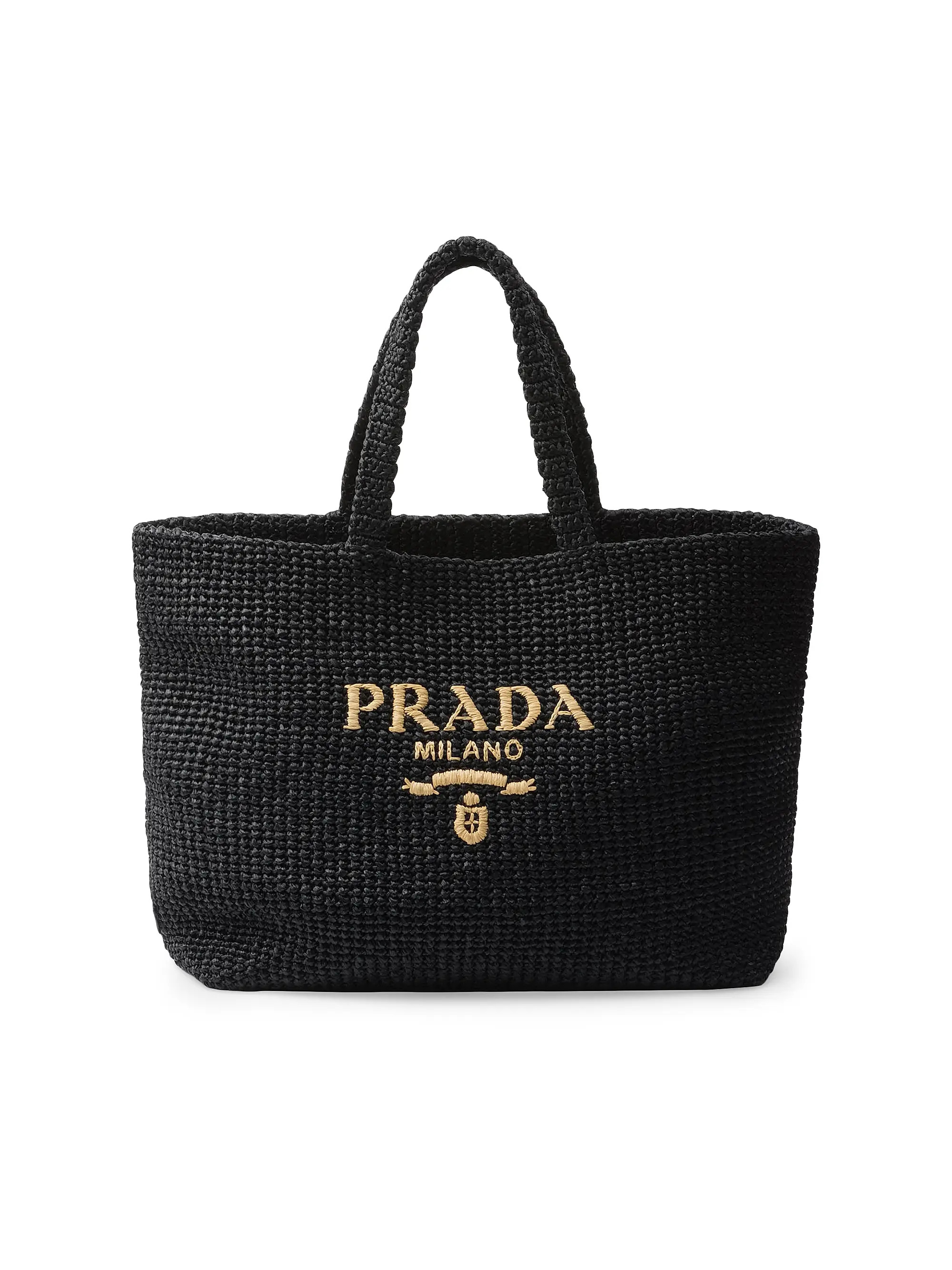 Prada Woven Fabric Tote Bag | Saks Fifth Avenue | Saks Fifth Avenue