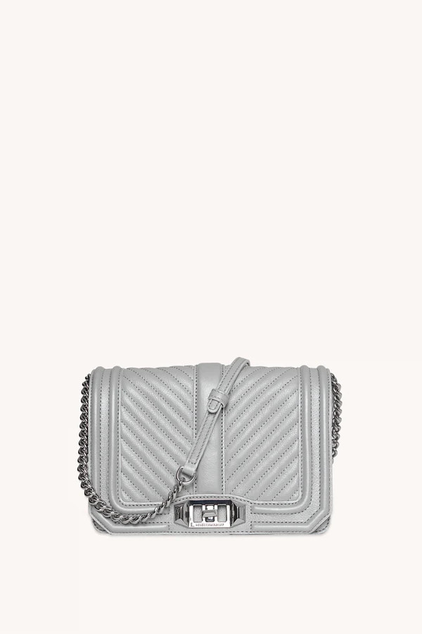 Chevron Quilted Small Love Crossbody | Rebecca Minkoff US