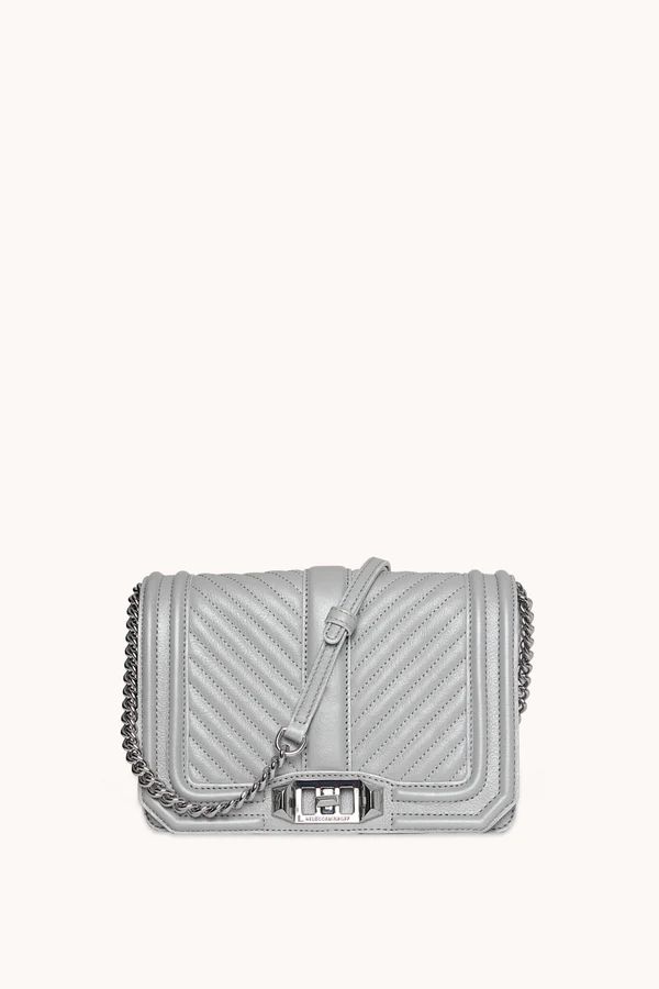 Chevron Quilted Small Love Crossbody | Rebecca Minkoff US