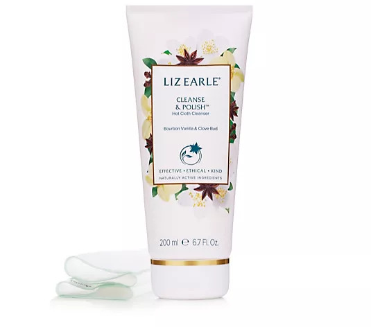 Liz Earle Bourbon Vanilla & Clove Bud Cleanse & Polish 200ml - QVC UK | QVC UK