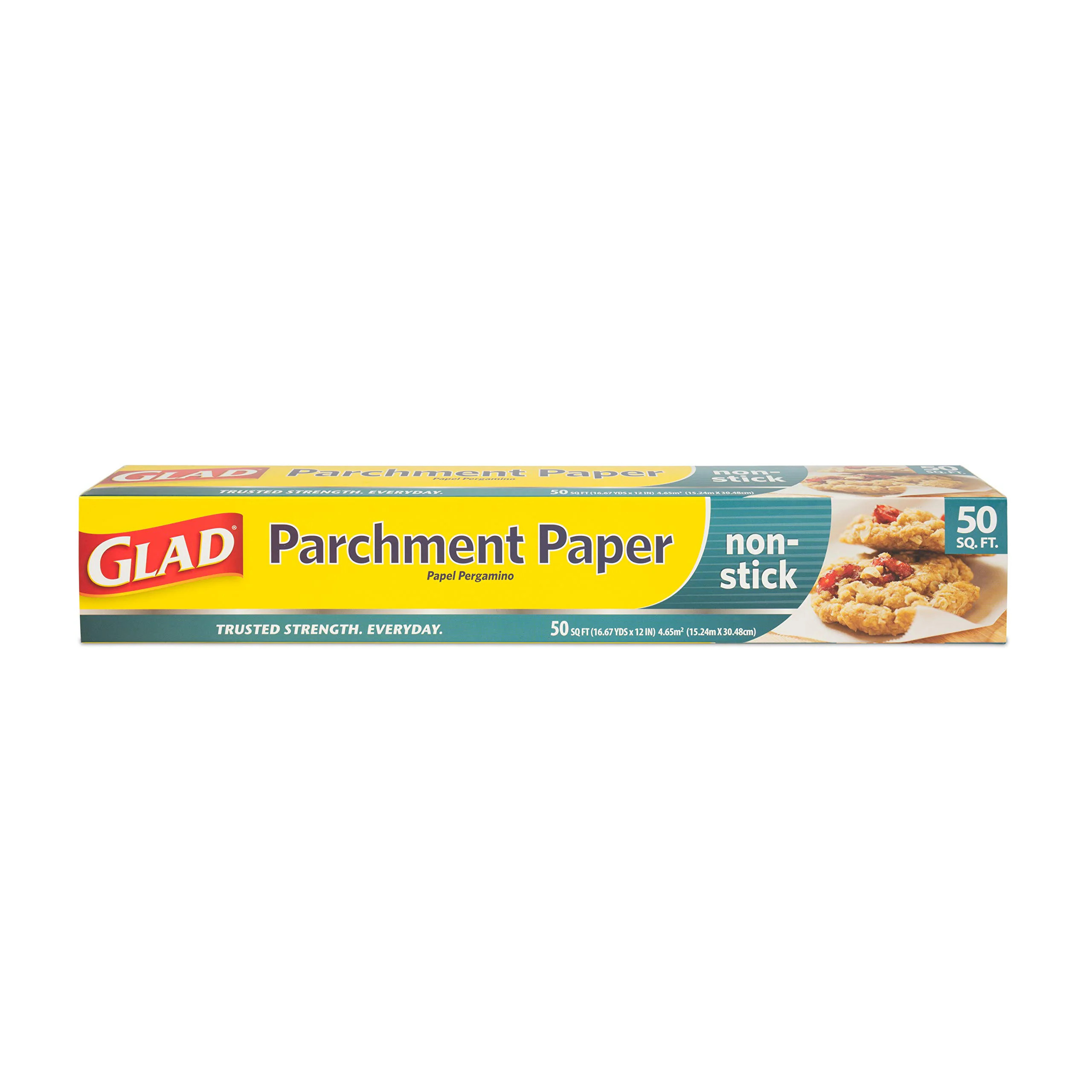 Glad Parchment Paper Roll 12 in x 50 sq ft Non-Stick Baking Paper one_size in White | BB0481 | Lowe's