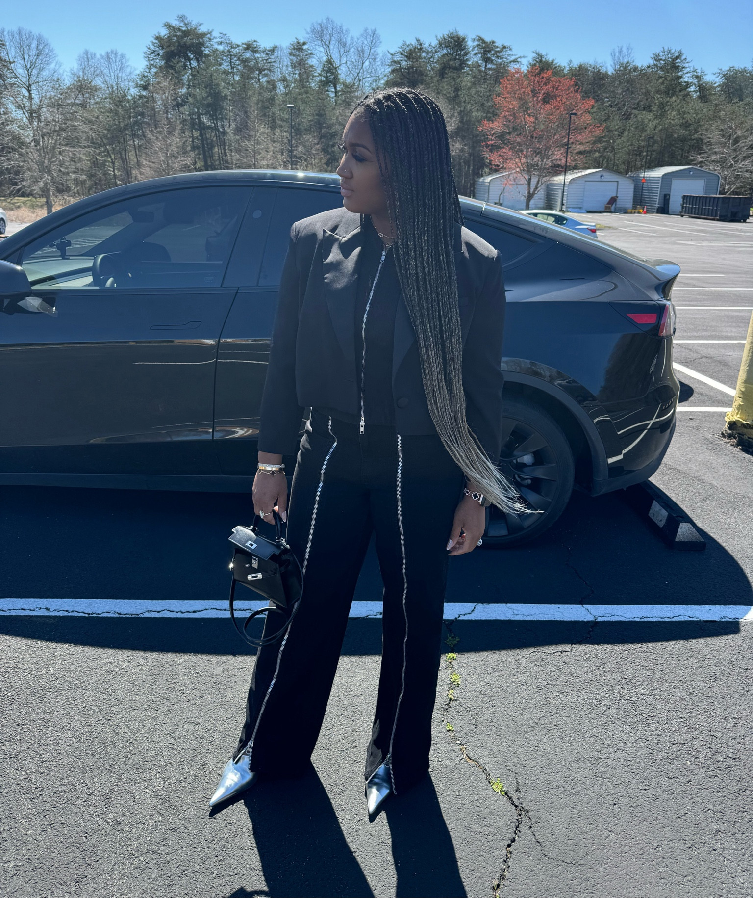 Fly and fun fit 🖤 The outfit was centered around thee shoe! Jeffrey Campbell doesn’t miss!

#LTKitbag #LTKstyletip