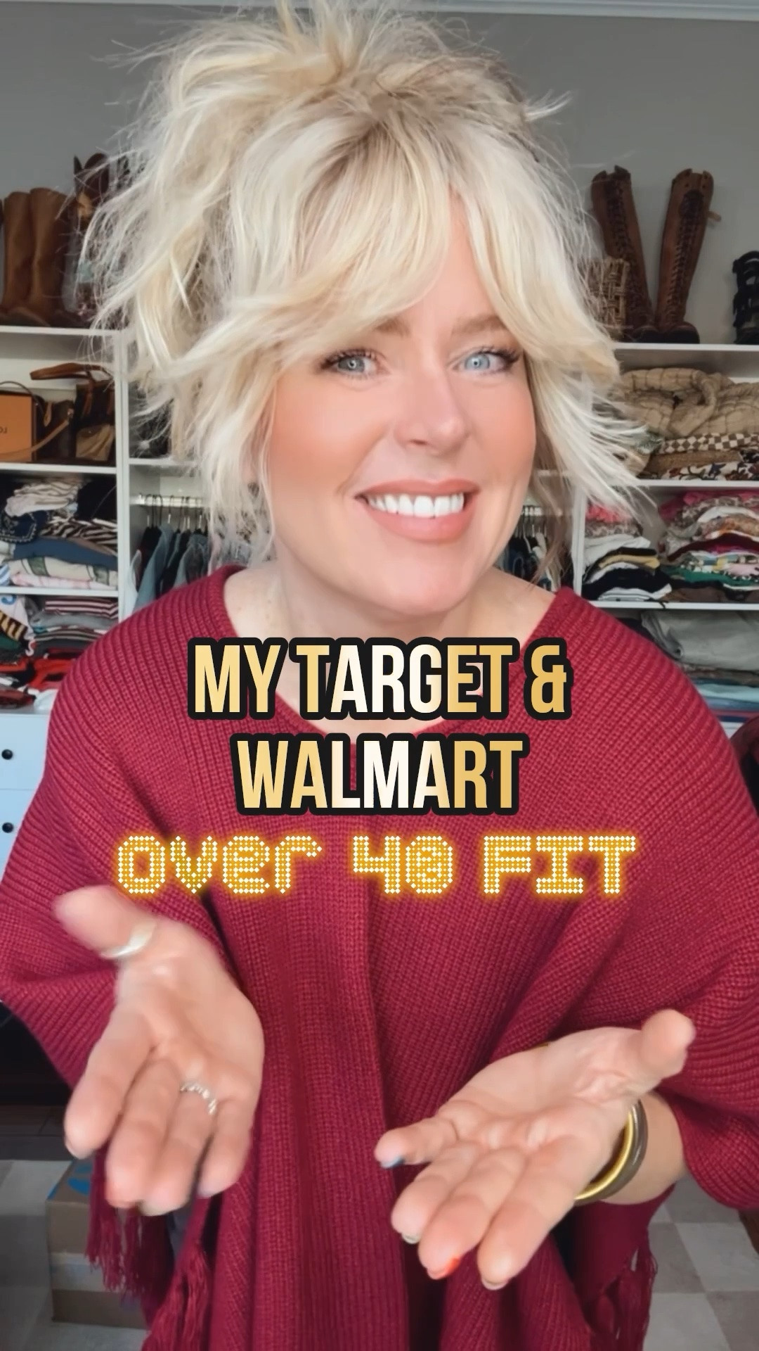 This poncho is SOOO CUTE! I’m seriously obsessed and also love these $17 plaid pants! I’m wearing a medium in the pants and I think the poncho is a one size. 
Boots run true to size and on sale!