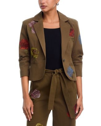 Cinq à Sept Heatset Roses Le Petit Khloe Blazer | Bloomingdale's Cinq à Sept | Bloomingdale's (AU)