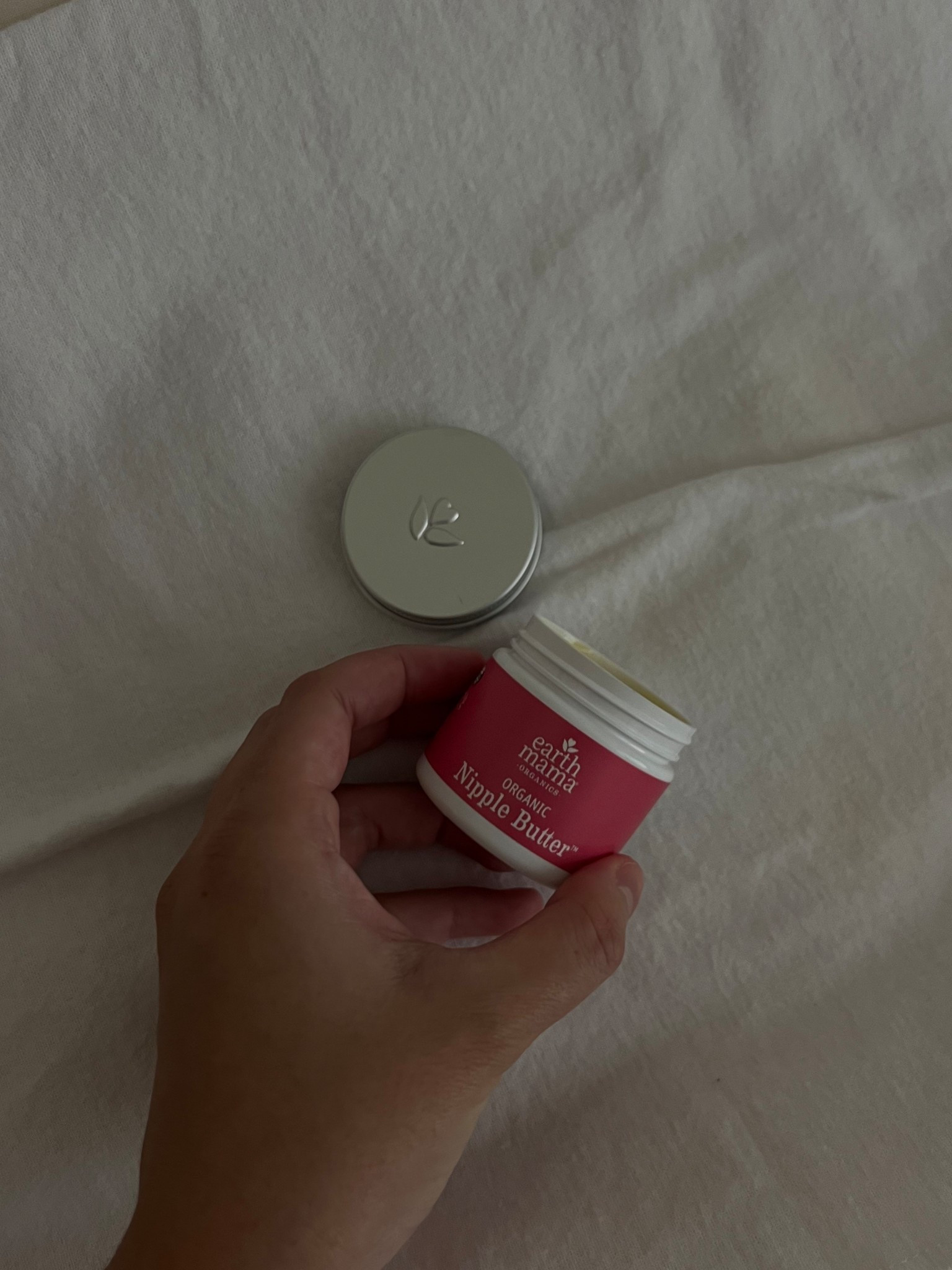 Nontoxic nipple butter- miracle worker on cracked and sore nipples !!! Edible if baby ingests as well  