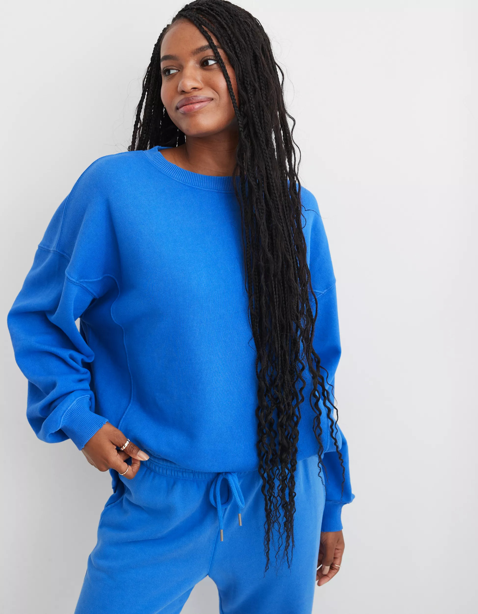 Aerie The Chill Crew Sweatshirt | Aerie