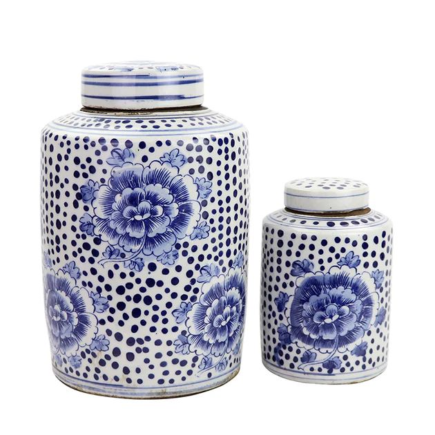 Peony Tea Jar | Cailini Coastal