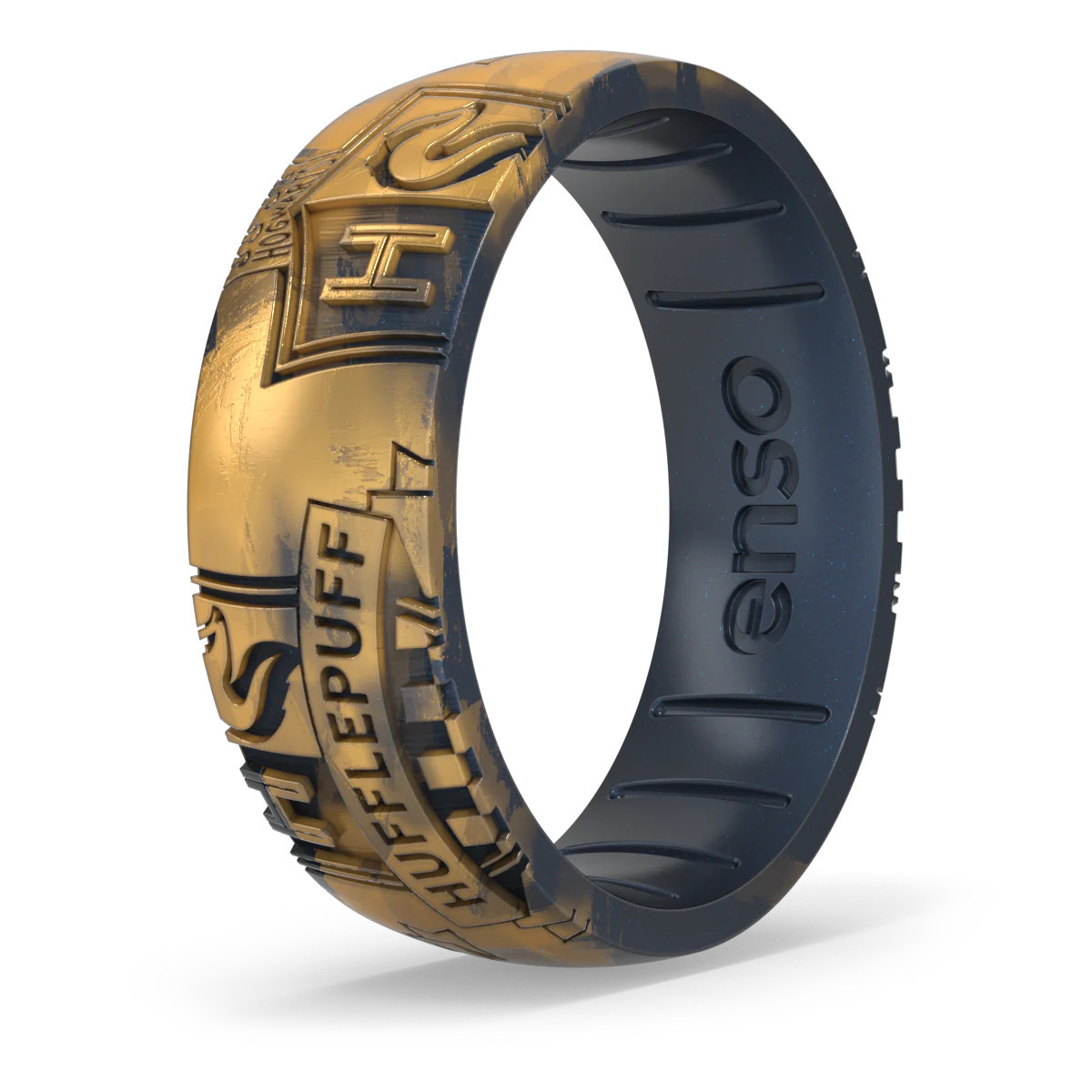 For the just, loyal, and true. Show off your Hogwarts house pride with the Hufflepuff ring. Huffl... | Enso Rings