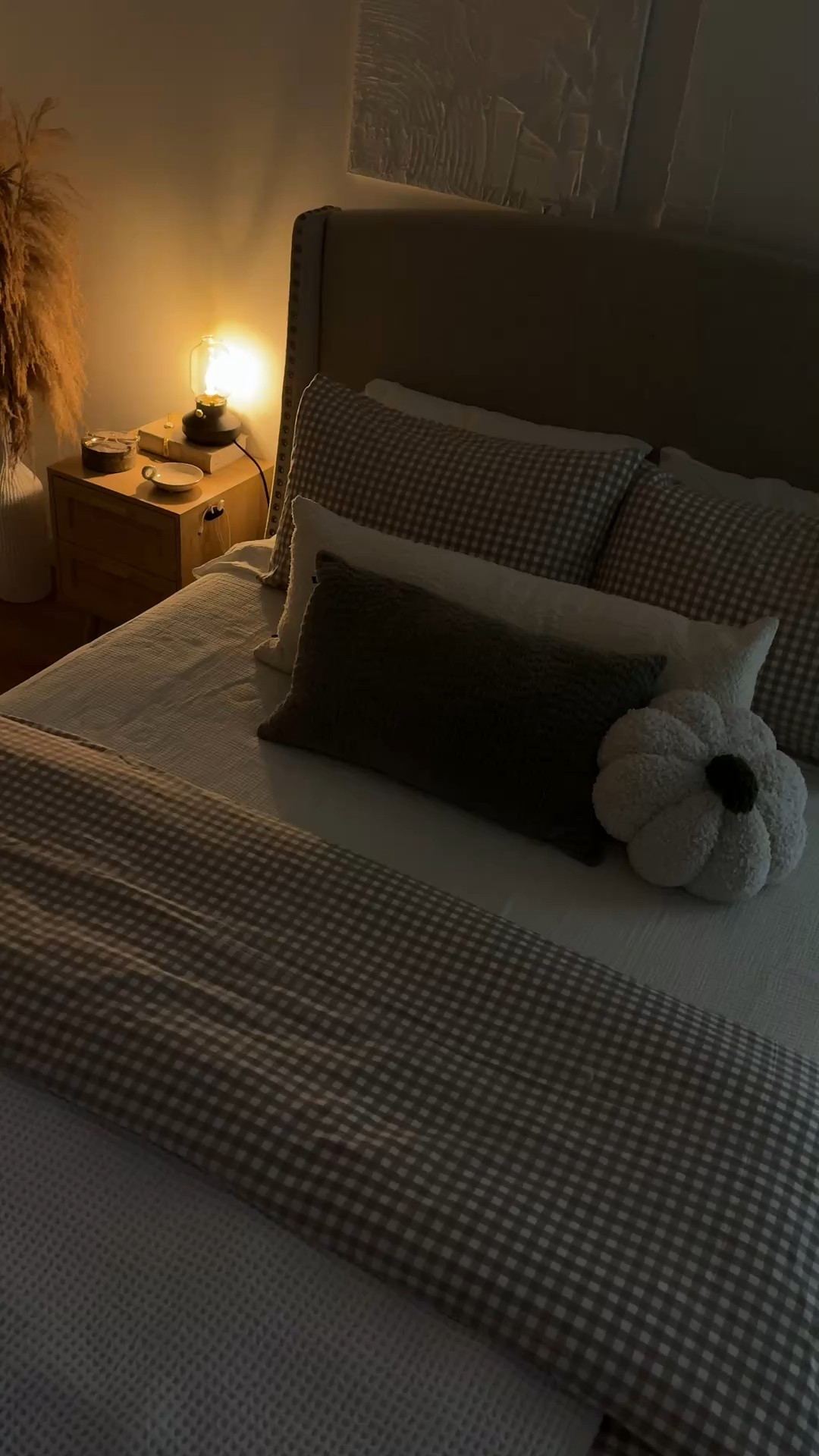 cozy fall time 🍂  #homedecor #fallhomedecor #ginghambedding #beddinginspo 

#LTKcanada #LTKfamily #LTKcasa