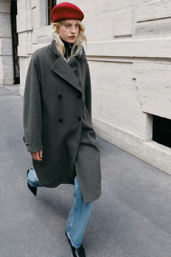 100% WOOL PLAIN BEANIE | Zara US