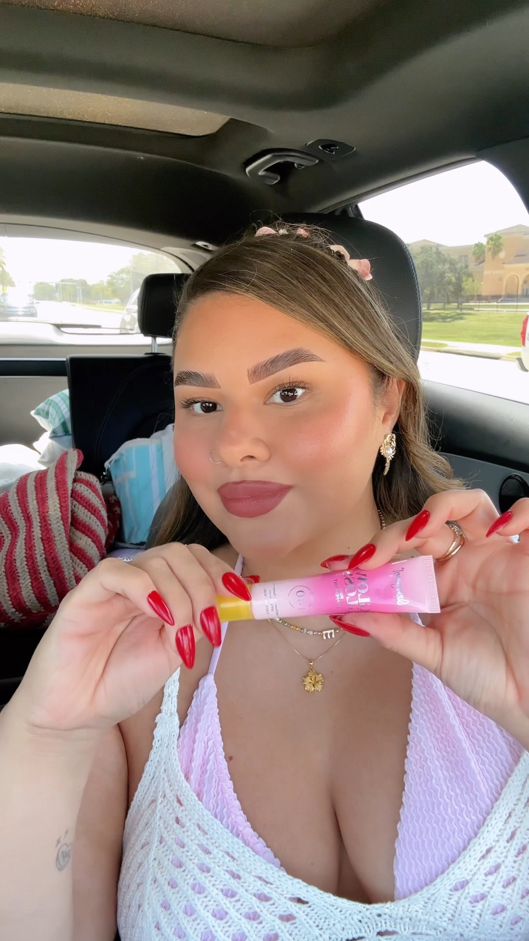 todays lip combo for the beach 💋🌸🐬✨ 