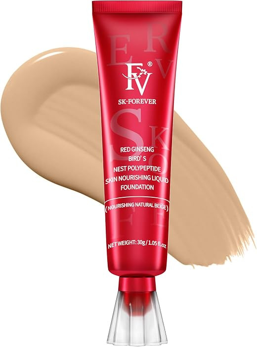 FV Dewy Liquid Foundation, Hydrating Smooth Formula & Lightweight, Longwear Medium-Full Coverage ... | Amazon (US)