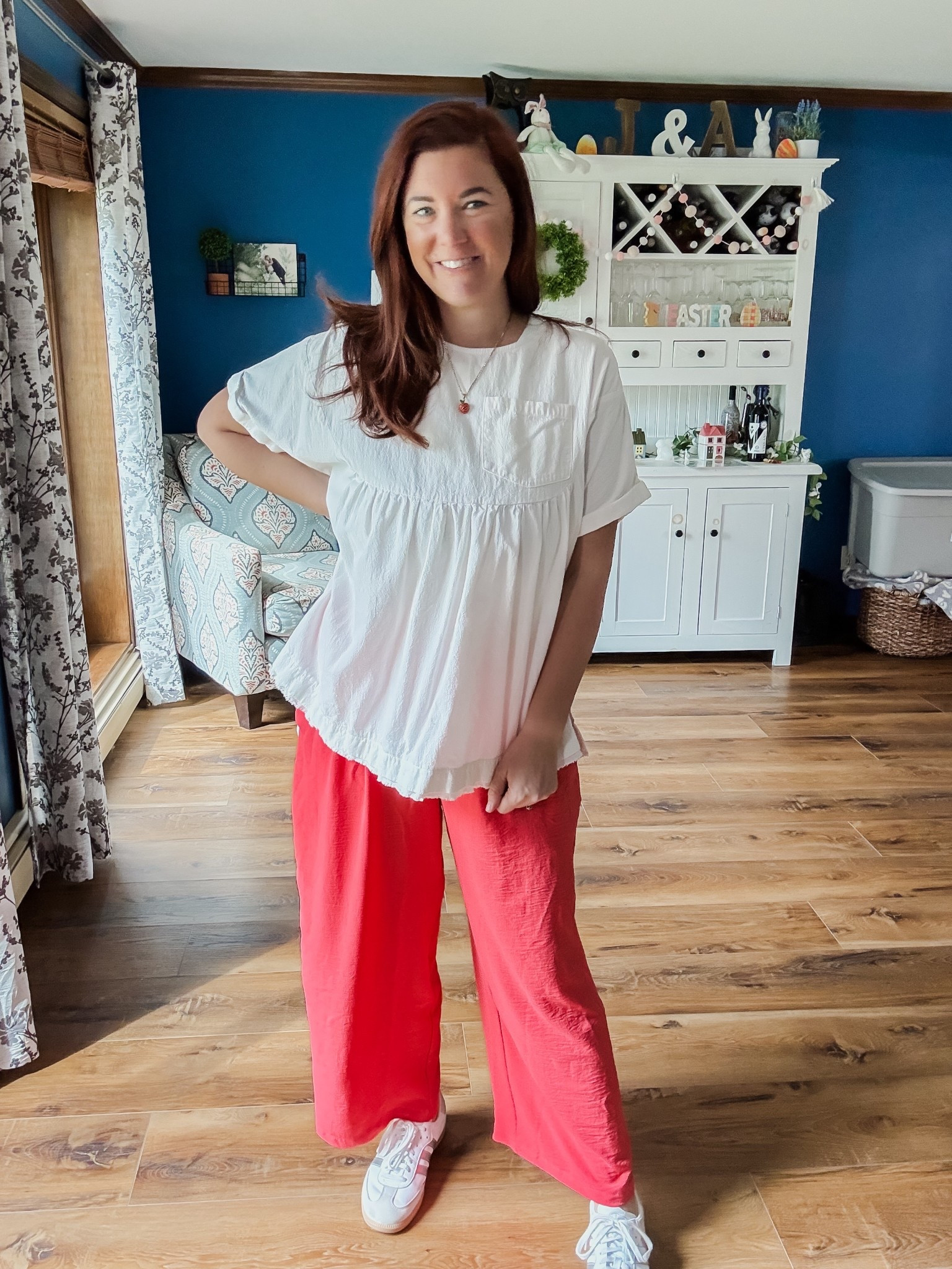 My fit today! Going to Easter dinner & wanted something with color!

#LTKootd #LTKgrwm #LTKMidsize