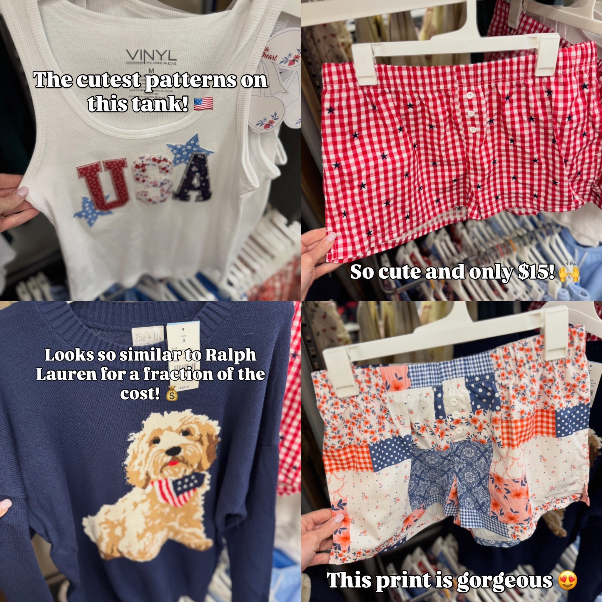 Target new arrivals 🇺🇸💙❤️

Red, white and blue, Memorial Day, Fourth of July, Labor Day. 🇺🇸 lake outfit, comfy outfit, camping outfit, vacation outfit 2026, beach outfit. 

#LTKSeasonal #LTKTravel #LTKootd