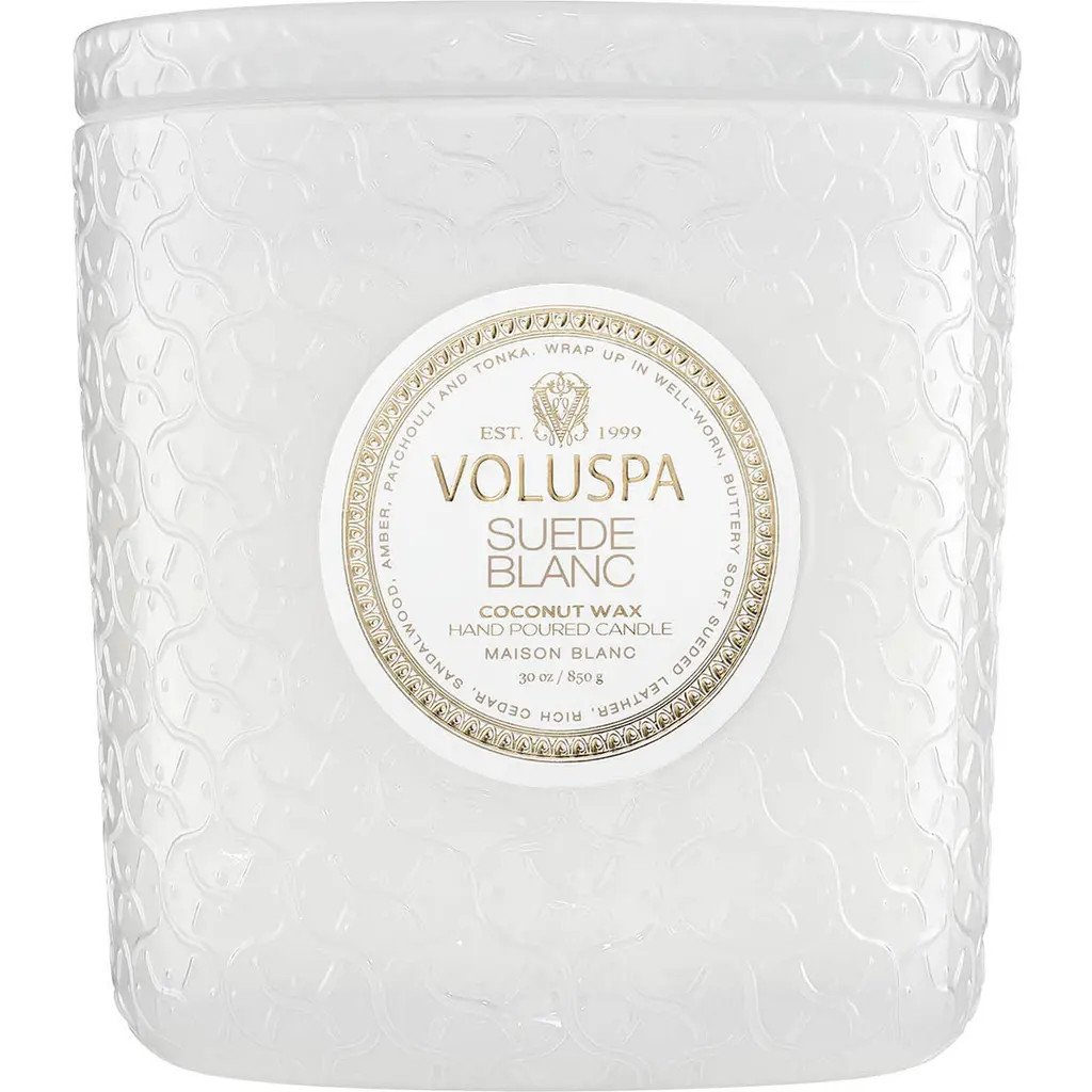 Voluspa Suede Blanc Boxed Luxe Candle at Nordstrom | Nordstrom