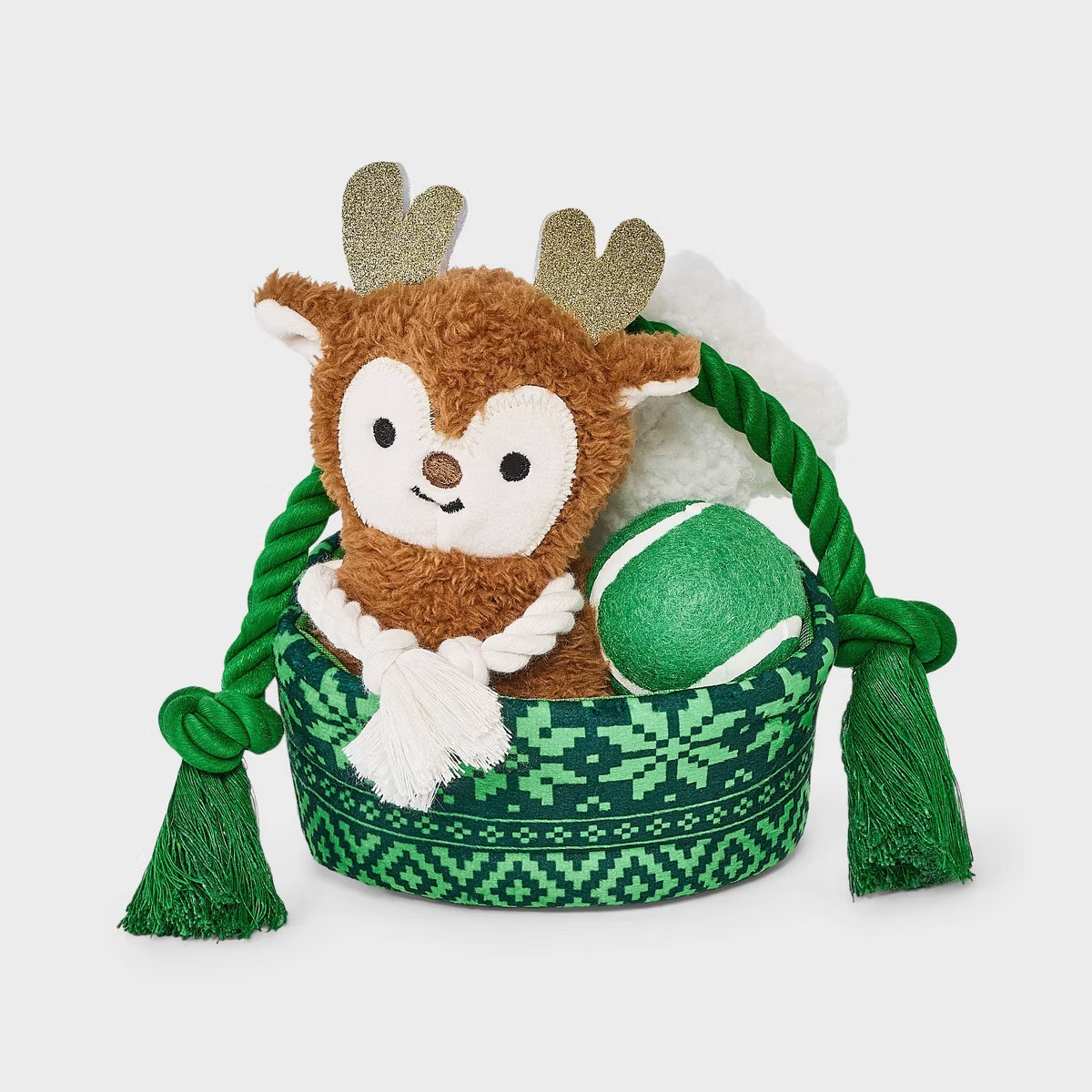 Gift Basket Dog Rope Plush Toy Set - 6pcs - Boots & Barkley™ | Target