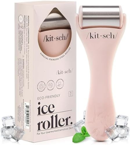 Kitsch Ice Roller for Face – Stainless Steel Face Ice Roller to Reduce Puffiness, Redness & Hea... | Amazon (US)