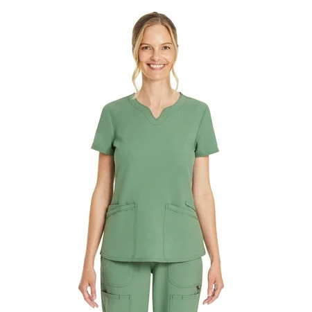 Scrubstar Women s Fashion Stretch V-Neck Scrub Top Sizes XS-3XL | Walmart (US)