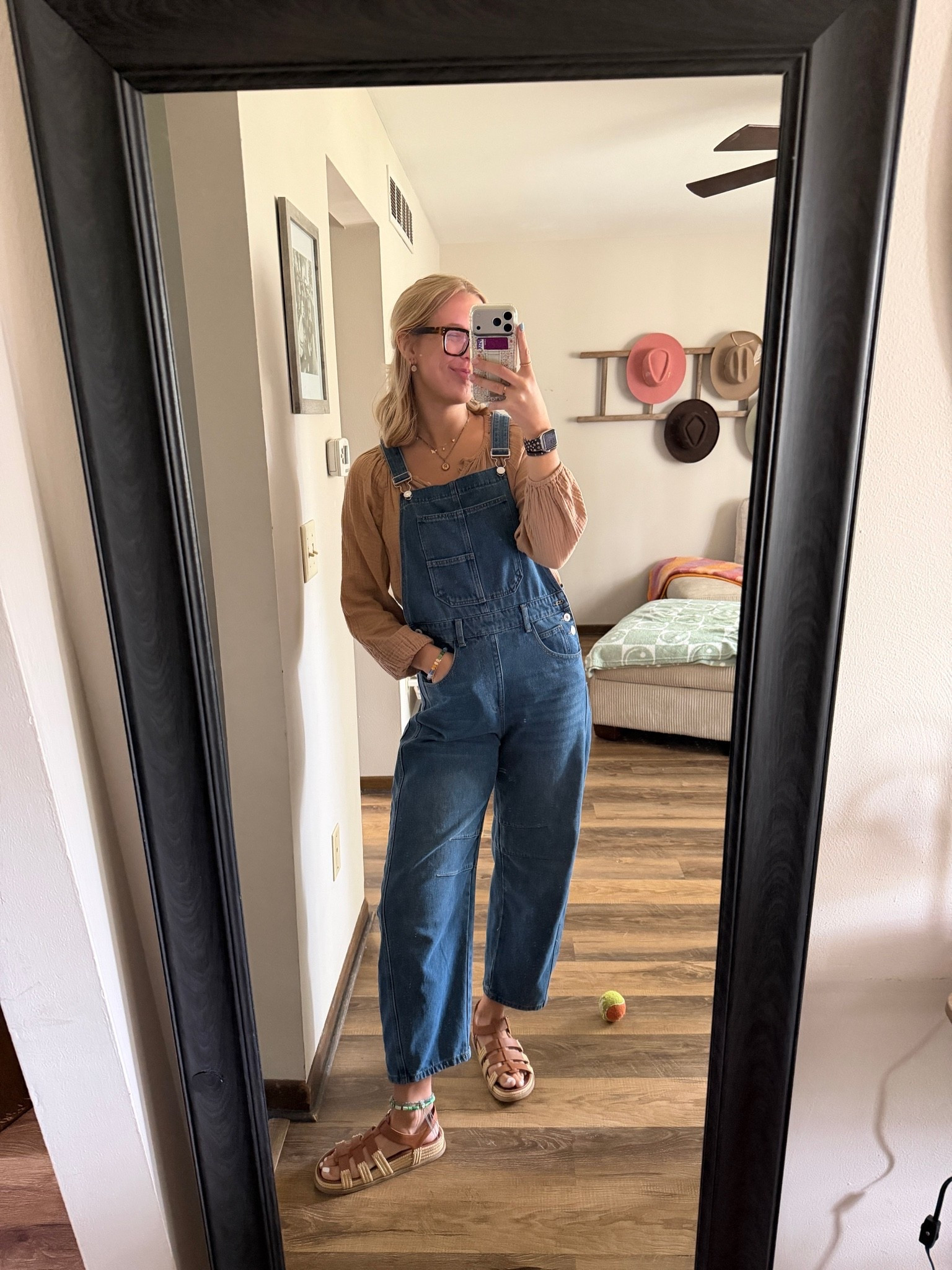 Thursday’s chilly spring day OOTD — 05.21.26 🤎💼🥧🐻👝

Medium in denim overalls from Amazon
Small in gauze long sleeve from Old Navy (old but linking some new/similar versions)
8 in brown @Target sandals

Amazon finds, Amazon fashion, Amazon overalls, Amazon trends, outfit trends, spring outfits, free people dupes, free people dupe overalls, Old Navy tops, Old Navy fashion, Old Navy deals, Old Navy blouses, spring blouses, Target shoes, Target footwear, Target sandals, brown sandals, summer shoes, summer sandals, outfit of the day

#LTKootd #LTKSaleAlert #LTKSeasonal