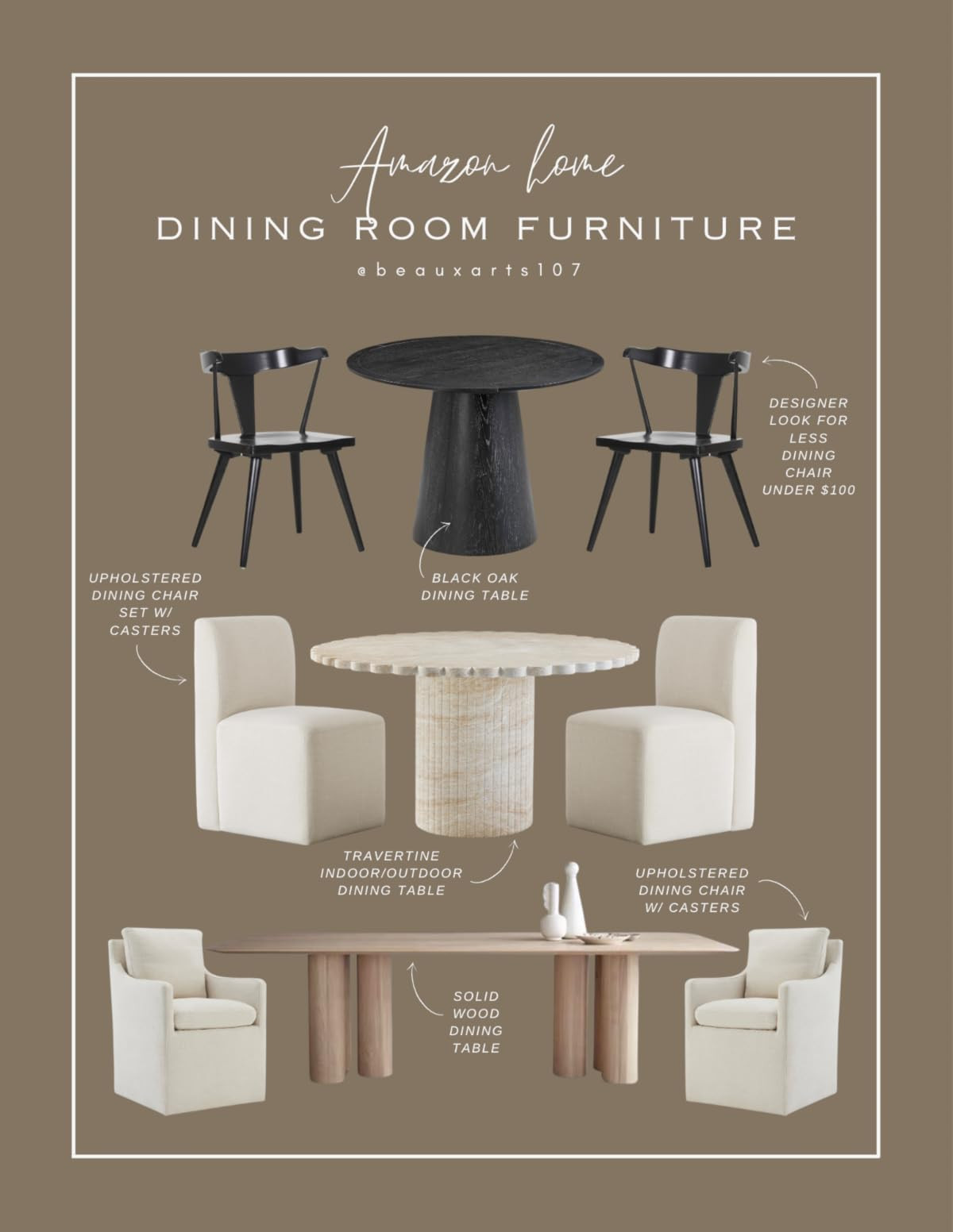 Dining room furniture picks | Amazon (US)