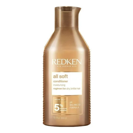 Redken All Soft Argan Oil Conditioner For Dry & Brittle Hair 300ml/10.1oz | Walmart (US)